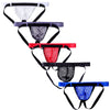 Brand Men Sexy Plus Size Thongs Fishnet Gay Mesh Jockstrap Super Breathable Man Thong Transparent Penis Pouch Jocks Cueca