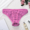 men thong hollow out open crotch sexy lingerie panties g strings Underwear Sexy Underwear tangas d90612