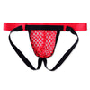 Brand Men Sexy Plus Size Thongs Fishnet Gay Mesh Jockstrap Super Breathable Man Thong Transparent Penis Pouch Jocks Cueca